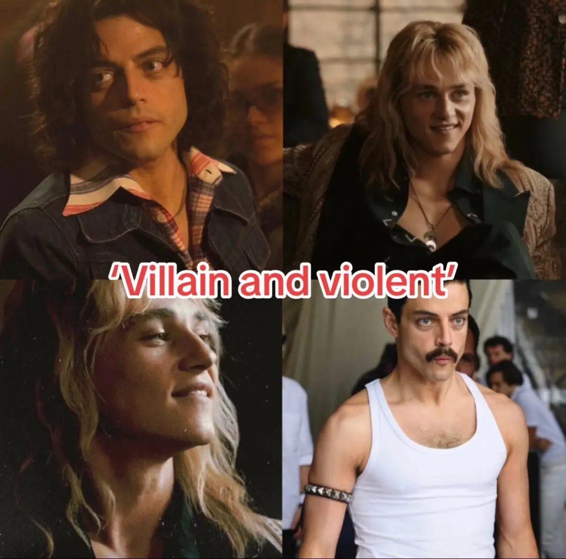 YALL I AM NOT HATING ON HOW RAMI MALEK AND BEN HARDY - I just thought that in the movie Roger and Freddie were portrayed as angry and cold and mean when in real life they weren’t like that #QUEEN #queen #freddiemercury #brianmay #rogertaylor #johndeacon #legend #legendsneverdie #fyp #teamwork #tiktok #hero #loveyou #viraltiktok #dream #rockstar #blowthisup #brilliantbiscuits #hope 