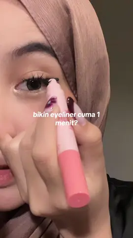 ga ada struggle-struggle bikin eyeliner lagi🫵🏻🥰 #pinkflash #eyelinerpinkflash #eyelinersatset #reviewjujur @PinkFlash Indonesia 
