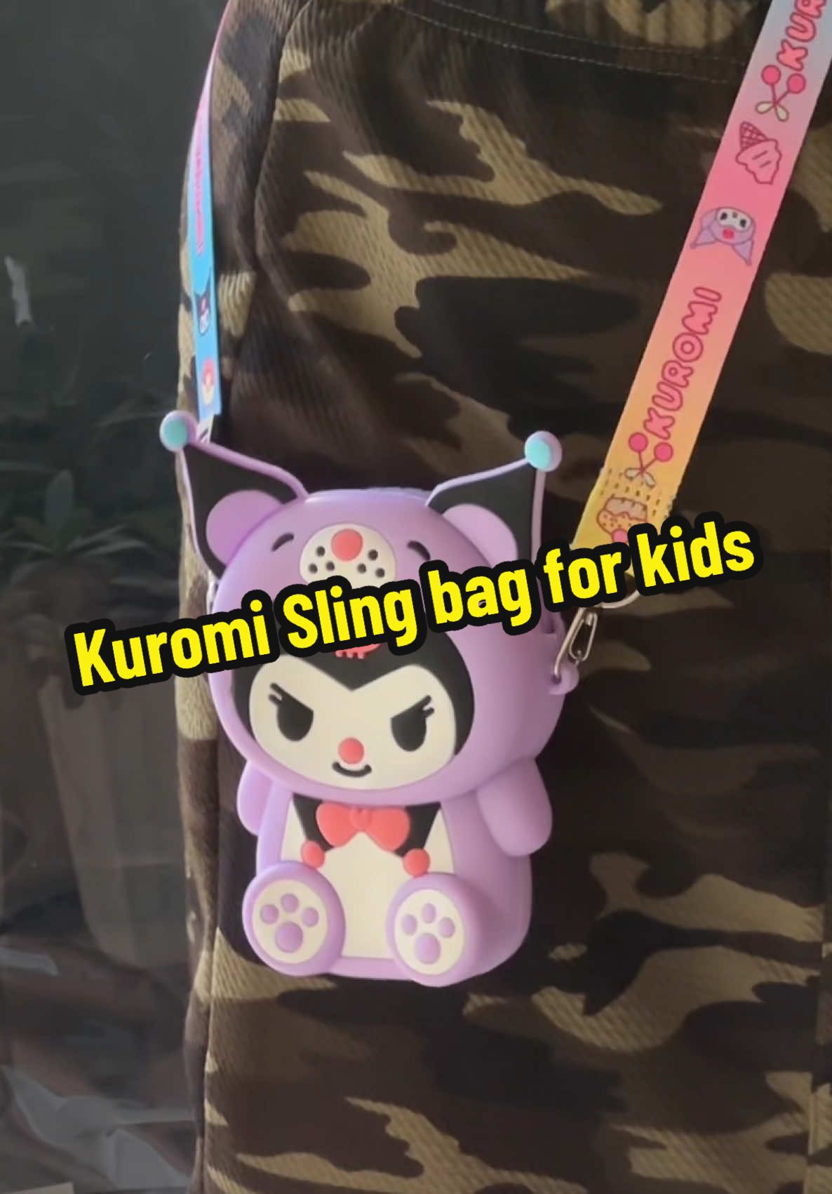 Kuromi Bags for Kids, sakto sa pasko lagayan nila ng aguinaldo😂😂 #kuromi #kuromislingbag #slingbagforkids #kidsbagforchristmas #TikTokShop #kuromibag 