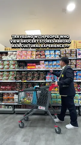 TRAVELING WITH PEOPLE WHO VIEW GROCERY STORES ABROAD AS A CULTURAL EXPERIENCE 🌏🛒 for hotels/activities bookings on klook ↓ use this code for a discount ↓ 𝗣𝗔𝗨𝗟𝗜𝗩𝗔𝗡𝗞𝗟𝗢𝗢𝗞 (valid for 5x use)