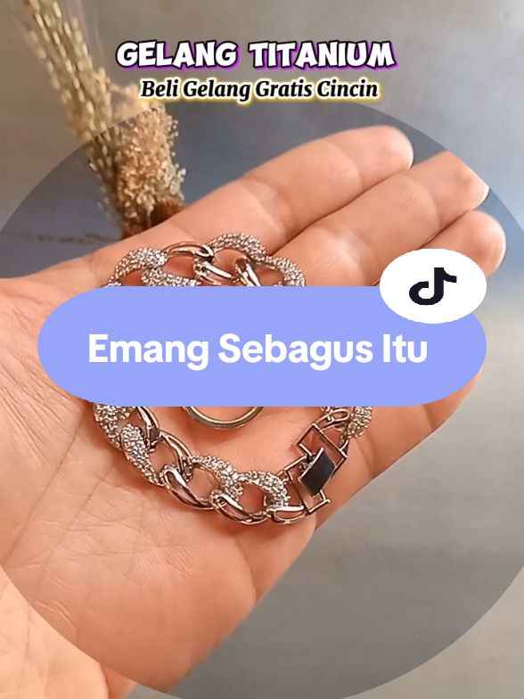 Beli Gelang Gratis Cincin  Gelang Titanium Sisik Naga Permata  #fyp #gelang #gelangtitanium 