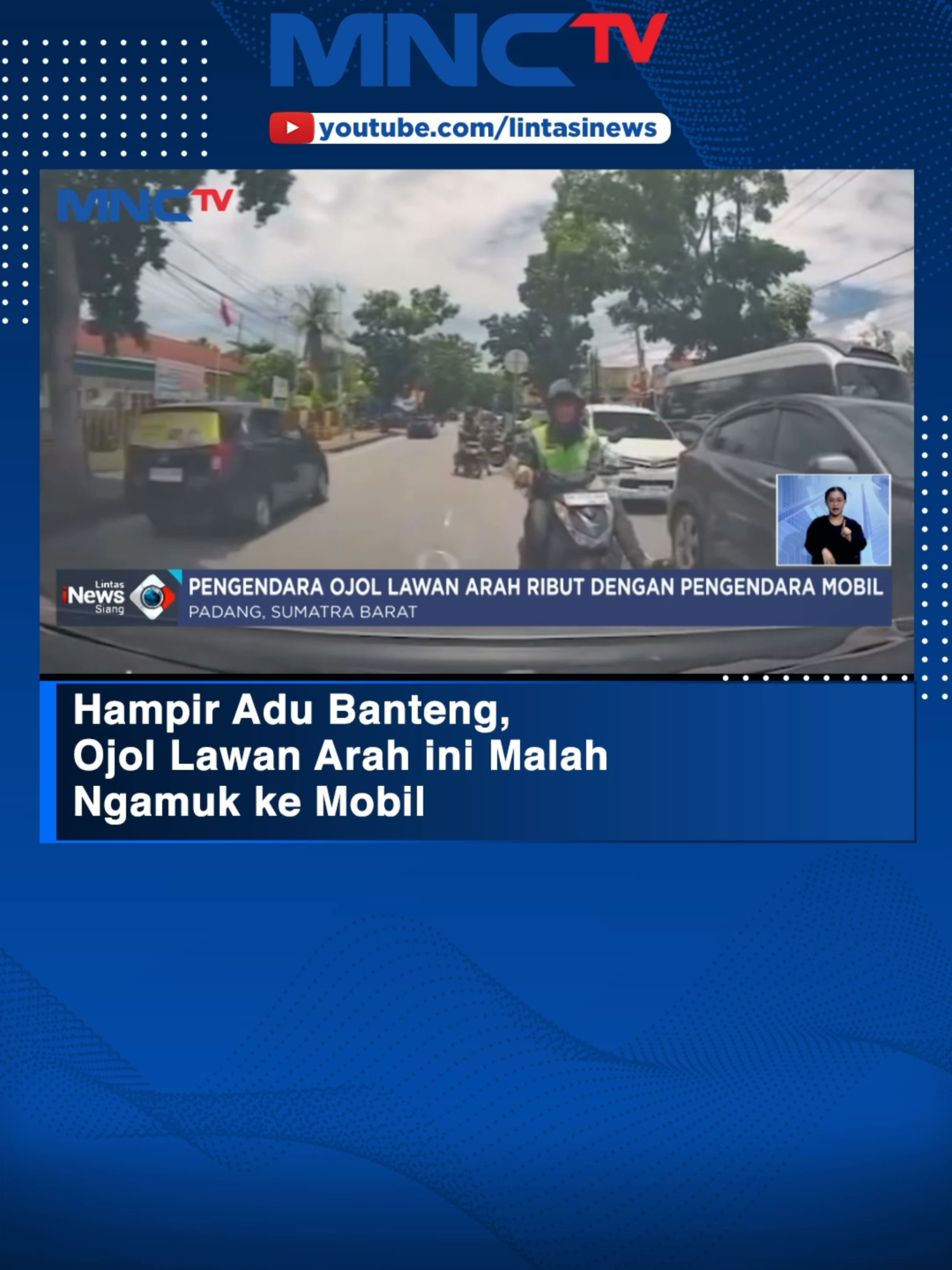 Dalam cuplikan yang viral ini tampak seorang pengendara ojol berkendara melawan arah lalu terhadang oleh mobil, anehnya driver tersebut justru malah emosi dan menegur keras pengendara mobil yang menghalangi jalannya.IDO #LintasiNews #mnctv #Ojol #riding #jalanan #berkendara #mobil #motor