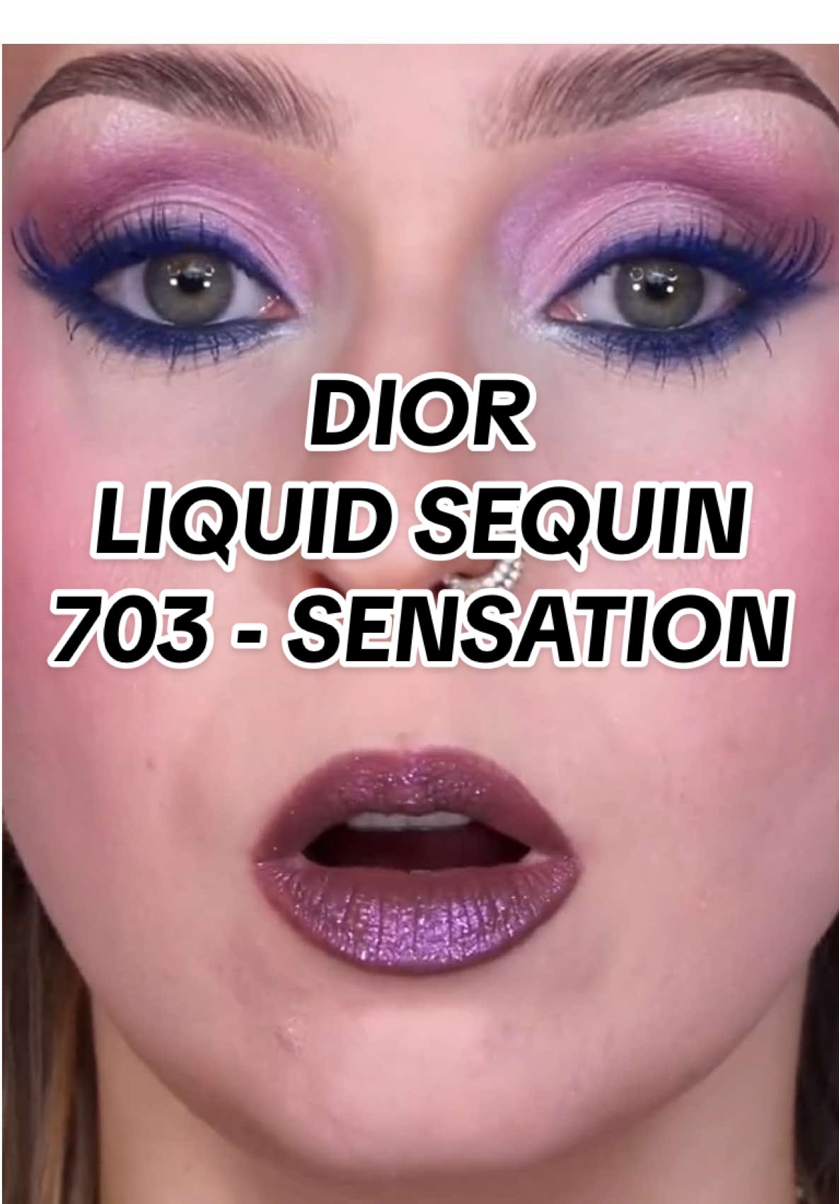 Réponse à @First_snow87 Il est trop beau le 703 😭 @Diorbeauty Liquid Sequin #diorbeauty #makeup 