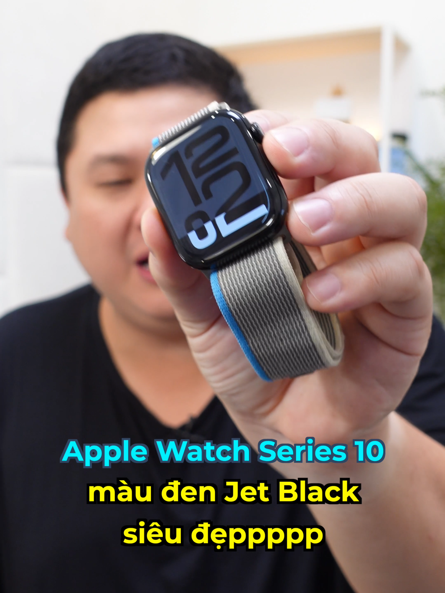 Apple Watch Series 10 Jet Black đẹp quáaaaaaa #LearnOnTikTok #ThanhCongNghe