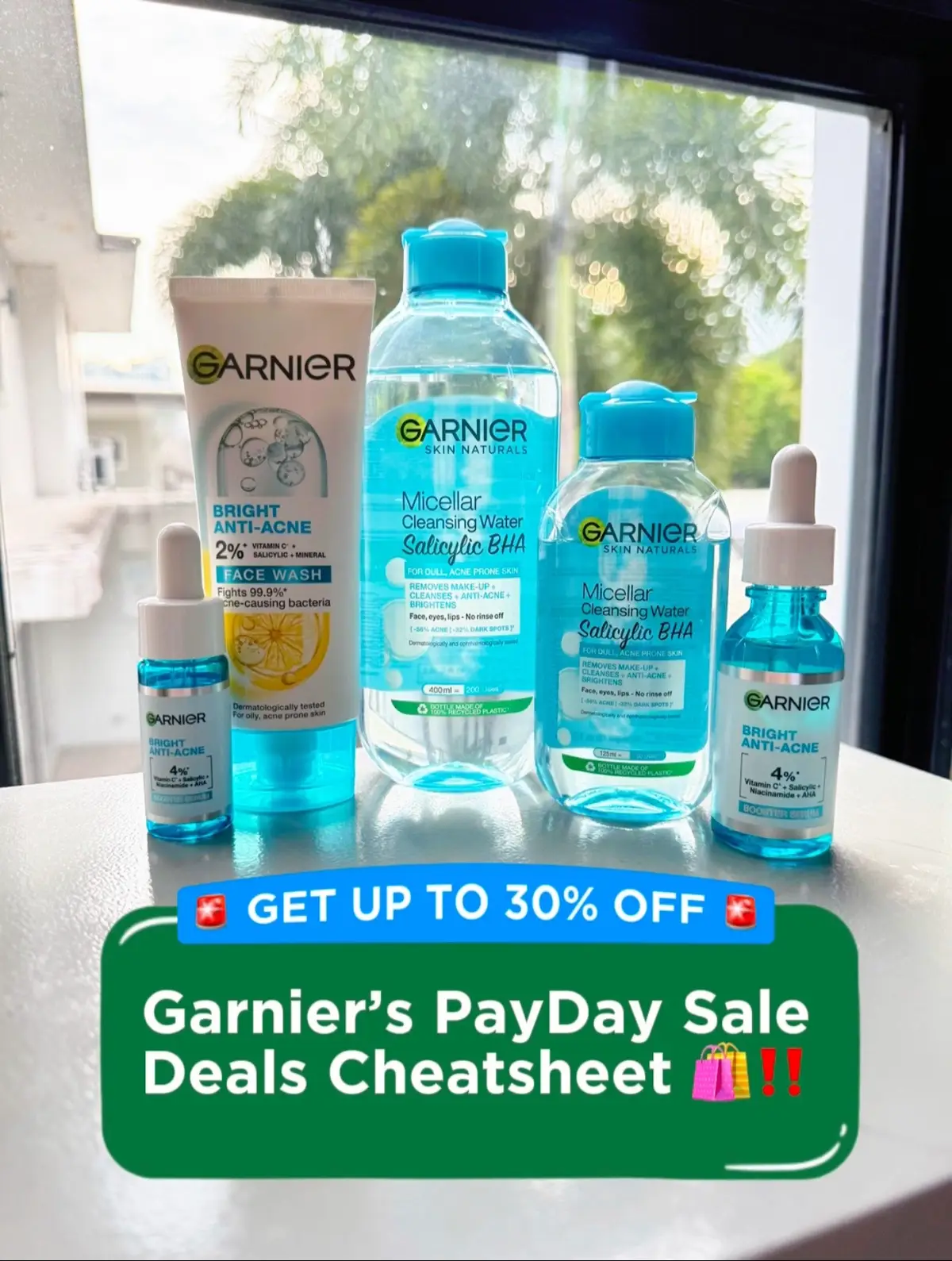 Make sure to watch our livestream & checkout this PayDay Sale to get amazing deals and discounts!!! ✨💚🛒 Garnier is approved by Cruelty Free International under the Leaping Bunny Programme. Vegan formula = No animal derived ingredients #GarnierPH #GarnierGang #GarnierSale