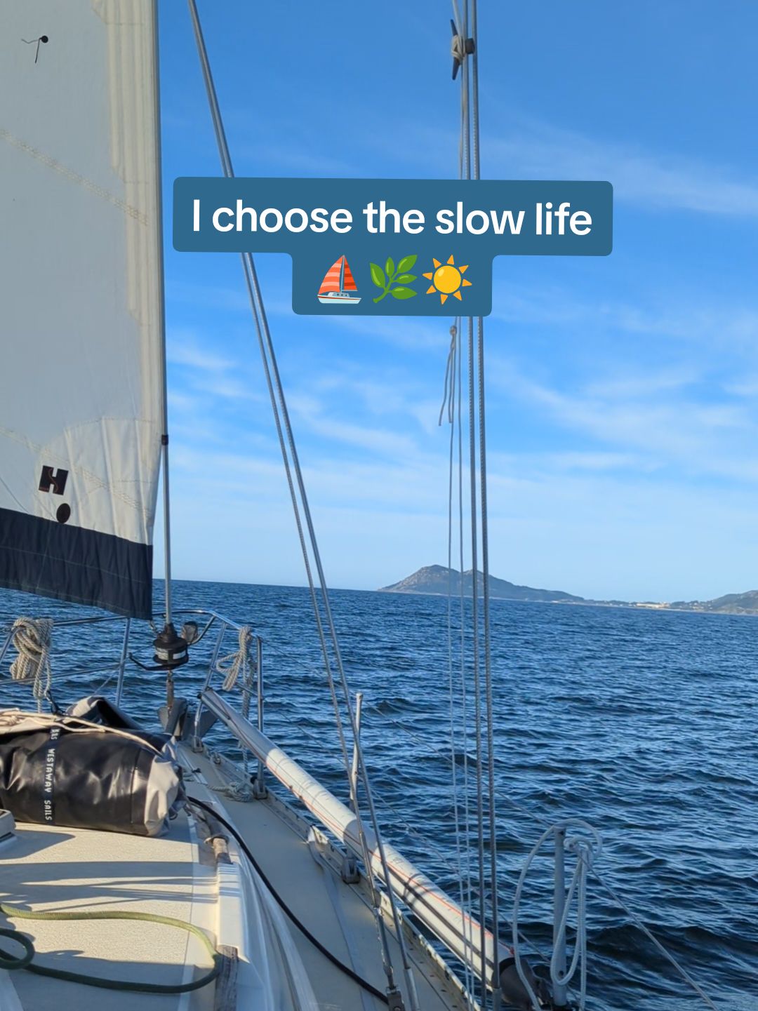 Living on a sailboat you really can't help but slow down. You sail by the wind, and stop where it takes you. We've seen some of the most incredible sights so far, can't wait to see what comes next 💙 #sailing #sailingtiktok #sailtok #boatlife #liveaboard #sailinglife #slowlifestyle #simplelife #offgrid #simplelifeaesthetic  #creatorsearchinsights 