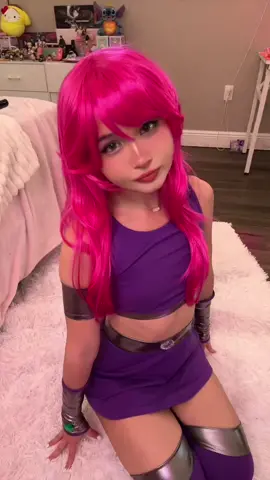 fav teen titans character? #fy #starfirecosplay #teentitans #cosplay #anime 