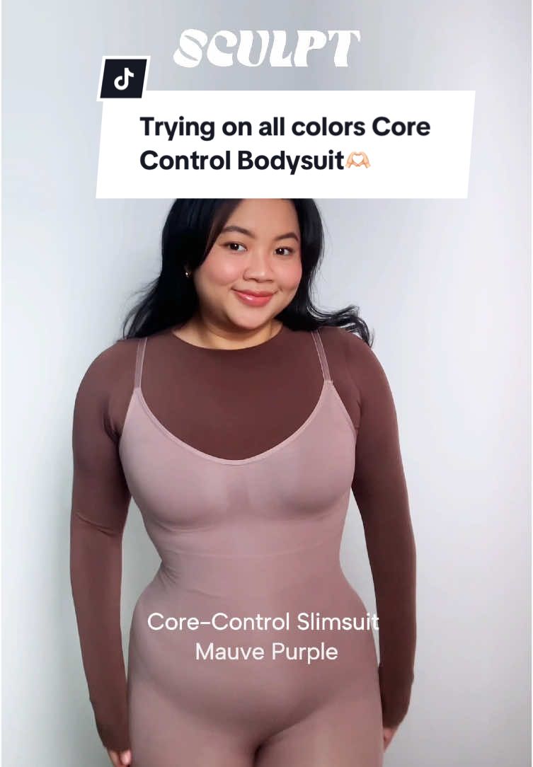 Try on our all time favorite shapewear: Core Control Slimsuit! kalian paling suka warna yang mana?? Coba komen dibawah yaa!! 🛒✅  #sculptcult #belilokal #shapeweartiktok #shapewearreview 