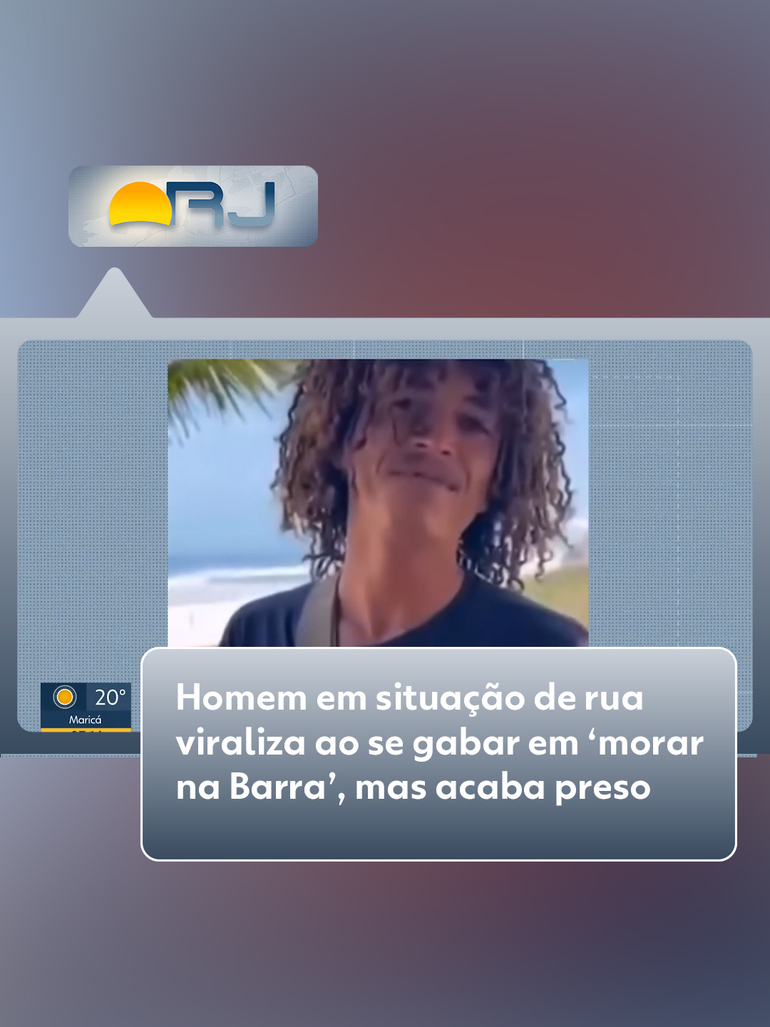 Deu ruim! - Policiais do Segurança Presente prenderam na última segunda-feira (14) um homem em situação de rua que estava foragido da Justiça. Luiz Jeferson Muniz da Silva, de 30 anos, viralizou recentemente ao se gabar de ser “morador da Barra da Tijuca” graças a esmolas. De acordo com o boletim de ocorrência emitido pelo Barra Presente, o homem perambulava pela orla e demonstrou inquietação ao ser abordado. Durante a revista, nenhum material ilícito foi encontrado. No entanto, a equipe levantou a ficha criminal de Luiz e descobriu que ele tinha um mandado de prisão em aberto. O homem era procurado por posse ilegal de arma de fogo. Na filmagem que viralizou, Luiz se vangloriava da quantia que conseguia arrecadar pedindo esmolas. “Morador da Barra da Tijuca! Não pago aluguel, não pago energia, tenho comida”, disse. A pessoa que filmava perguntou quanto ele arrecadava por dia. “Por baixo, por baixo, R$ 150. Na praia eu arrumo R$ 100. Já arrumei até R$ 400 por dia”, declarou. Veja mais em #g1. #RiodeJaneiro #BarradaTijuca #BDRJ #bomdiario #tiktoknotícias