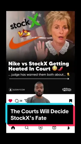 StockX is in a fight for its life against Nike to try to prove that it’s authentication process is not misleading and confusing to customers #fashiontiktok #sneakerhead #stockx #litigation #court #nike 