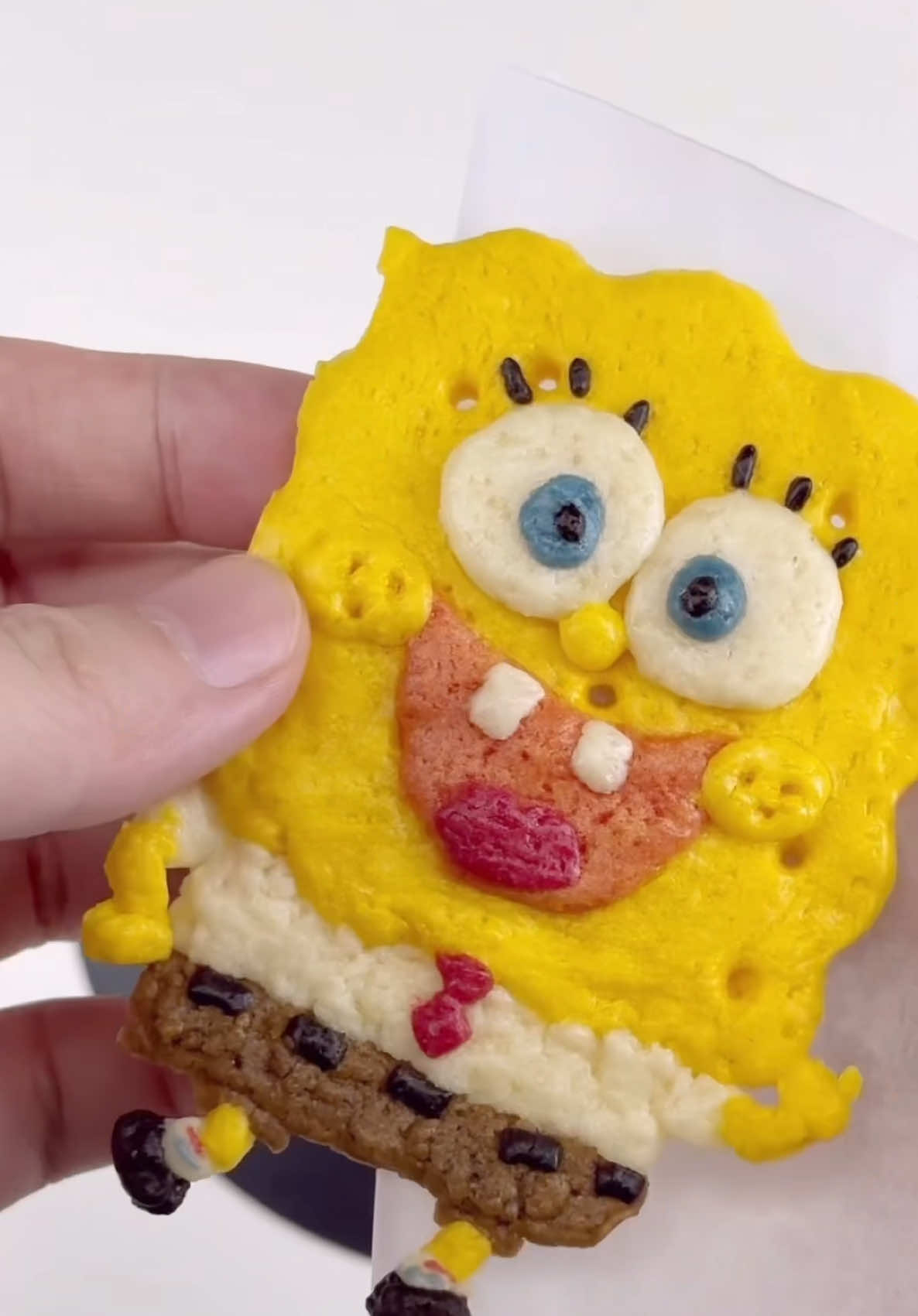 Spongebob Cookie 🍪 #쿠키 #쿠키만들기 #cookies #dessert