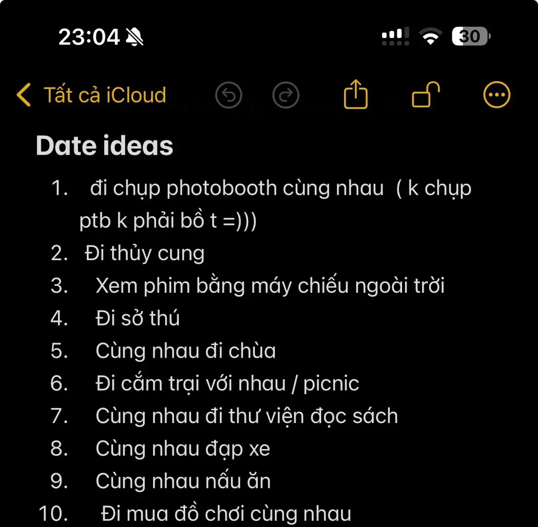 Chỉ chờ anh tới #dateideas 