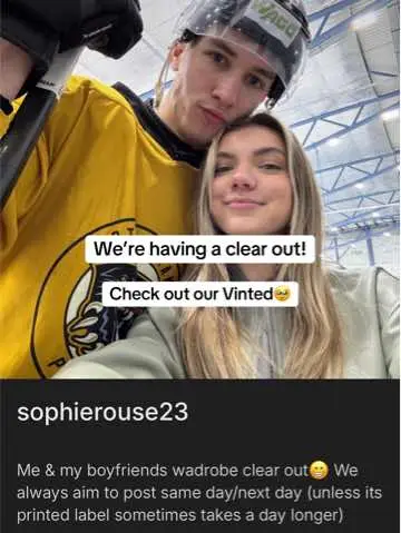 We’re having a clear out!!! Head over to our vinted @ sophierouse23 🥹 hockey merch and womens clothes! #hockeytok #vinted #relationships #eihl #nottinghampanthers 