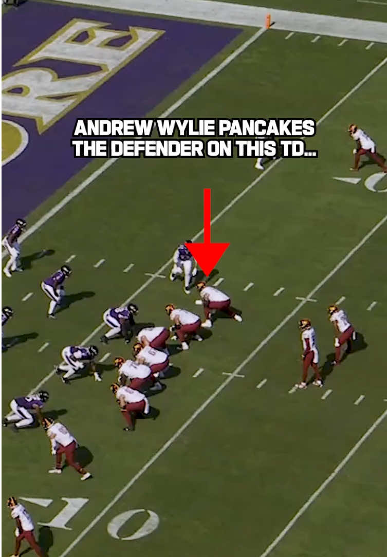 an o-lineman's fav breakfast food? pancakes. 🙌🥞 #andrewwylie #washington #commanders #nfl