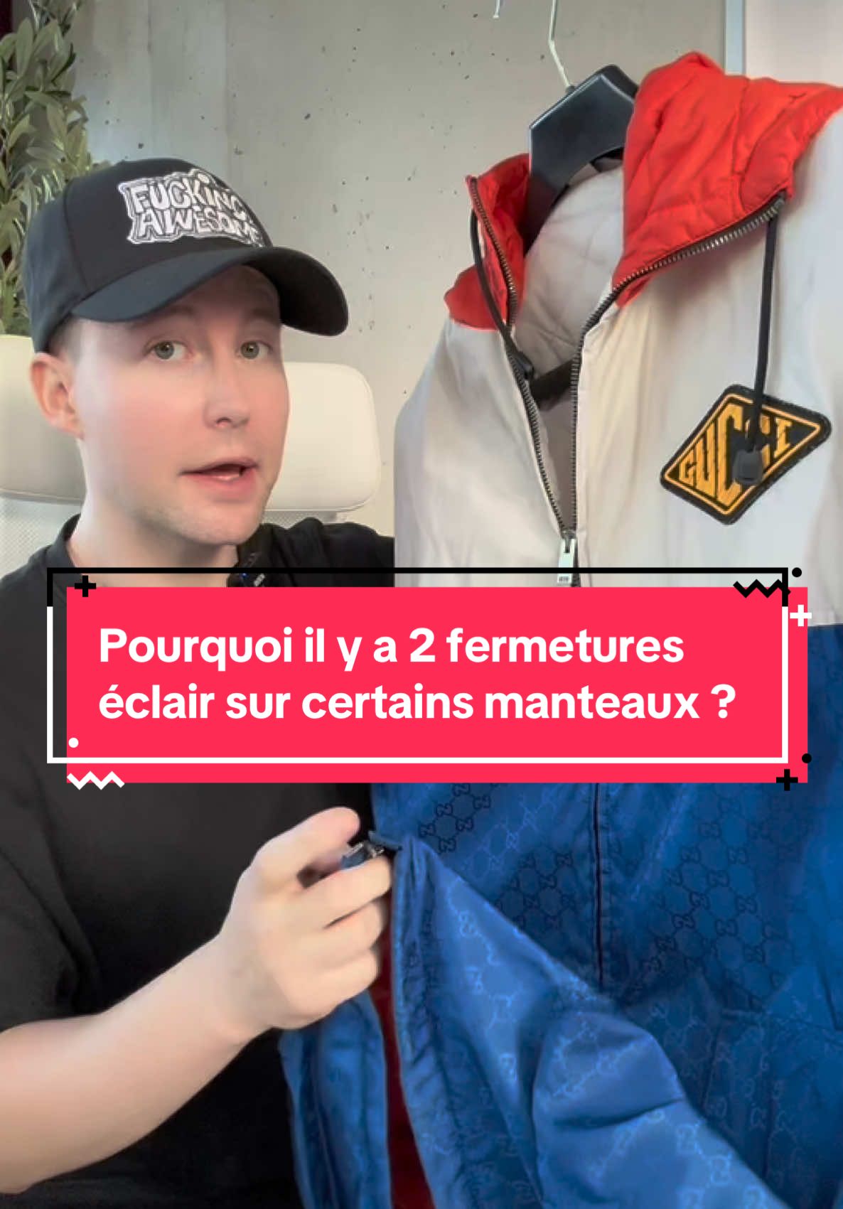 Pourquoi il y a 2 fermetures éclair sur certains manteaux ? 🧥