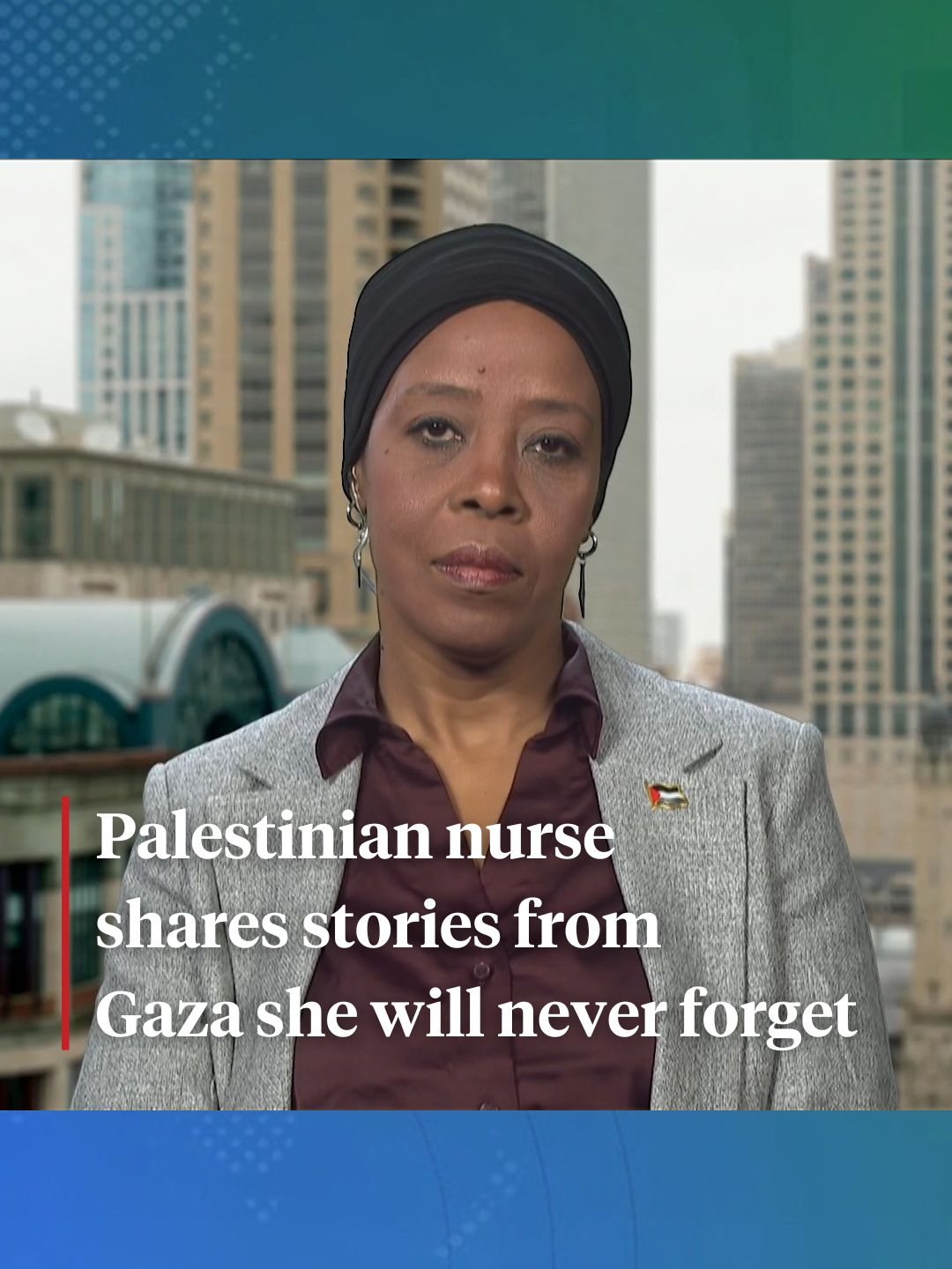 Medical workers who witnessed the carnage in Gaza caused by Israeli attacks are speaking out. This is Palestinian nurse Rajaa Musleh, who worked at Al-Shifa Hospital in Gaza City.