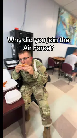 Why did you join the Air Force? Man with the microphone: @halo #airforce #miltok #usaf #techshool 