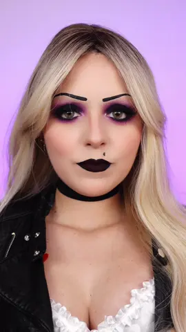 Dos años después porfin el look con el lunar🖤😉 Estoy súper feliz con este maquillaje #tiffany #chucky #maquillaje #halloween #pelicula #makeup