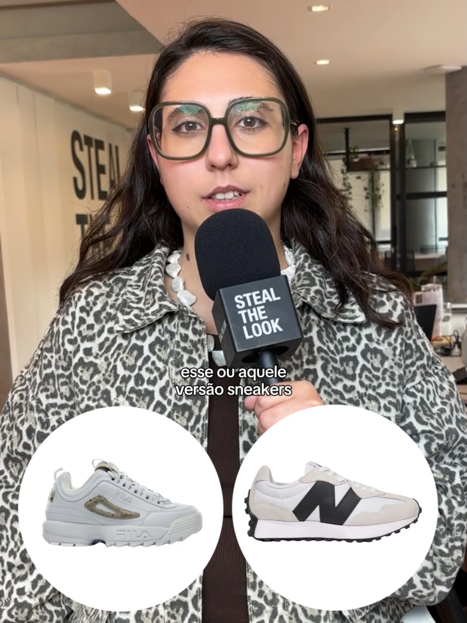 Qual será o tênis favorito da nossa look stealer apaixonada por sneakers, @sofistipkovic? 👀 Em parceria com a @netshoes, desafiamos a Sofi no jogo 