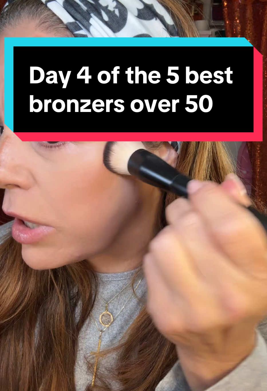 Day 4 of 5 days of the 5 best bronzers over 50 ft. @milkmakeup and @YSL Beauty brushes from @NYX Professional Makeup and @BK Beauty Brushes  #bronzer #creambronzer #powderbronzer #matureskinmakeup #makeupover50 #glowyskin 