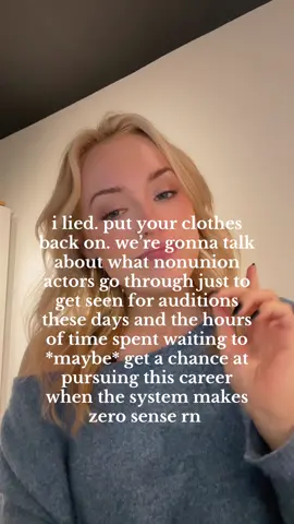 these “unspoken rules” for nonunion actors change every day. such a game. Try to keep your peace in this chaos🫶🏻 #audition #nyc #broadway #theater #theatre #singer #actor #fyp 