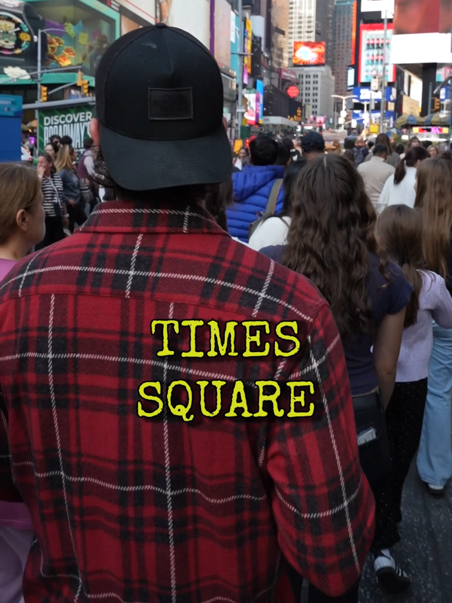 MrBallen Times Square takeover! #tour #book #nyc #timesquare