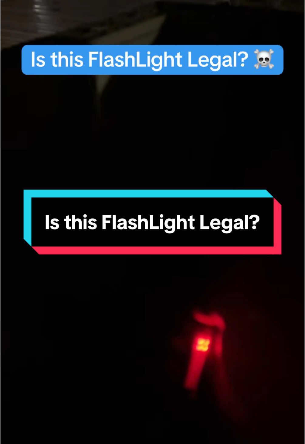 This is actually so strong ☠️ #flashlight #safetylights #zoomflashlight #TikTokShop