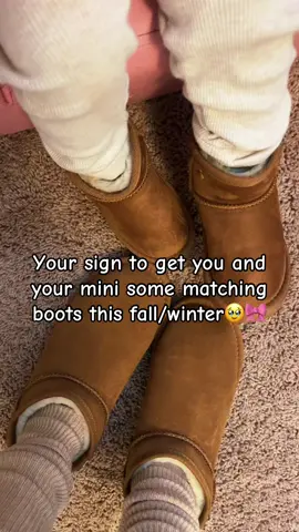 Love love🎀🥹 #fypシ゚viral #snowboots #winterboots #miniboots #girlmom #matching #daughter #tiktokshopblackfriday #tiktokshopcybermonday #tiktokshopholidaydeals #waterproof #kids #toddlers #girls 