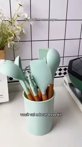 Esse kit vai facilitar sua vida na cozinha! Link nos comentários. Código: CAV-RAZ-REY #shopee #achadinhos #achadosshopee #utensiliosdecozinha 