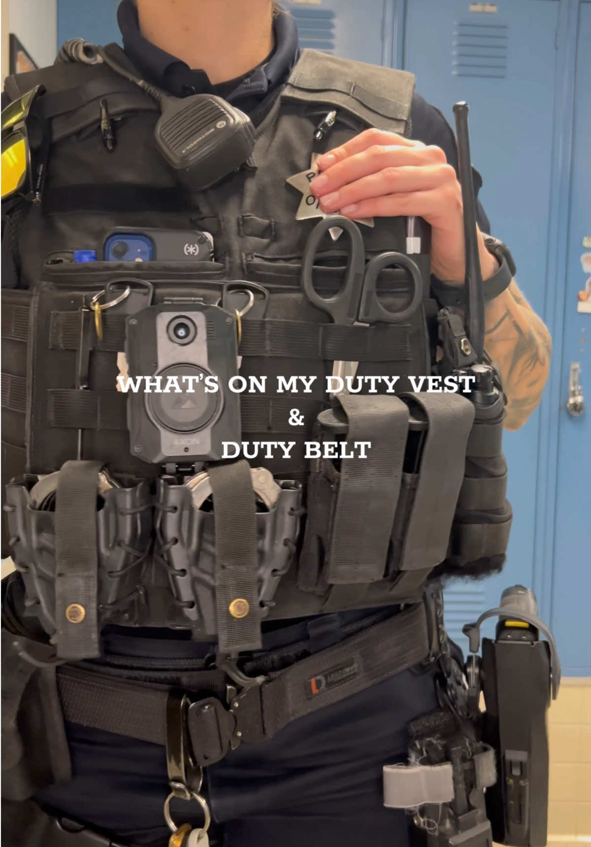 For those that say I’m carrying too much..99% of what I carry, I HAVE to per policy. And it may look like a lot because I have a small torso #fyp #foryoupage #viral #police #copsontiktok #firstresponder #copsoftiktok #policeoftiktok #femaleofficer #femalepoliceofficer #latinaofficer #latinacops #lawenforcement #policetok #leotok #coptok #policetok #backtheblue #leaddevil #leaddevilusa #leaddevilbelt 