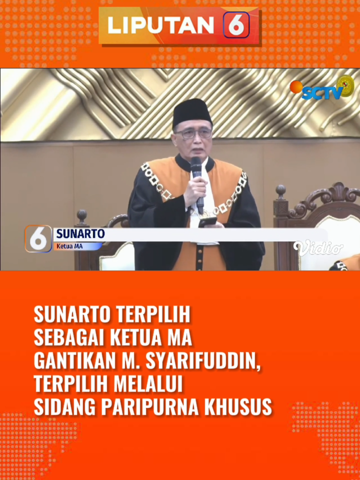 Sunarto terpilih sebagai Ketua MA gantikan M. Syarifuddin. #sunarto #ketuama #msyarifuddin #beritatiktok #tiktokberita #fyp #foryou #fypindonesia #tiktoknews #longervideos