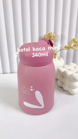 Botol kaca mini kelinci 🐰💖 #tumblraesthetic #tumblr 