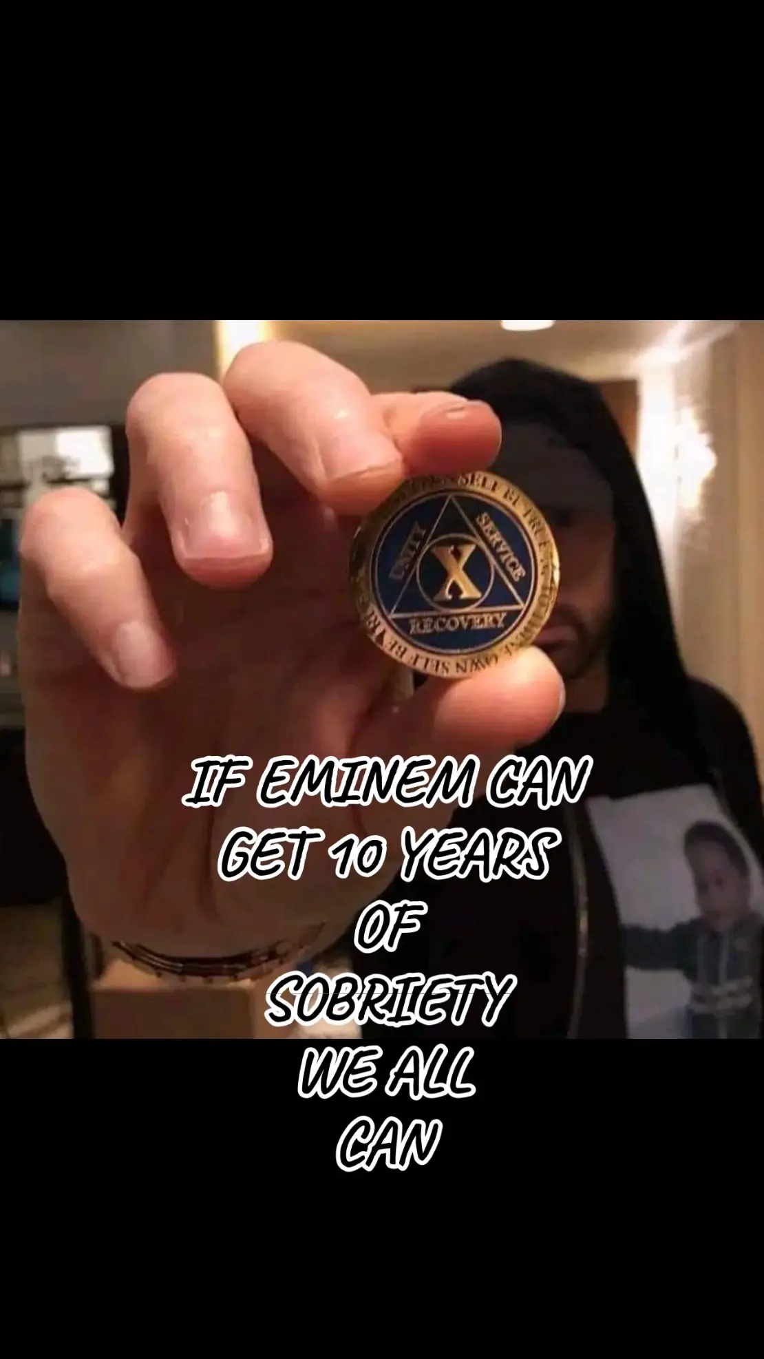 Congrats #Eminem for 10 years of #sobriety@eminem 