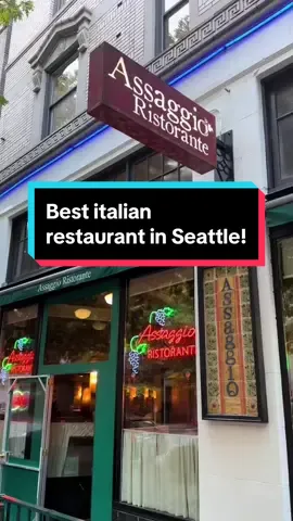 Best Italian food in seattle! What is your favorite place to eat in seattle?  . (This video was recorded a year ago!)  . .#seattlefoodie #seattleitalianfood #seattlefood #italianfood #washingtonstate #assaggioristorante 