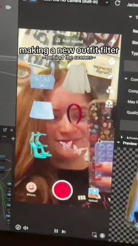 the behind the scenes of making my filters 👀💗✍🏻 #coding #programming #filters #effect @Effect House 
