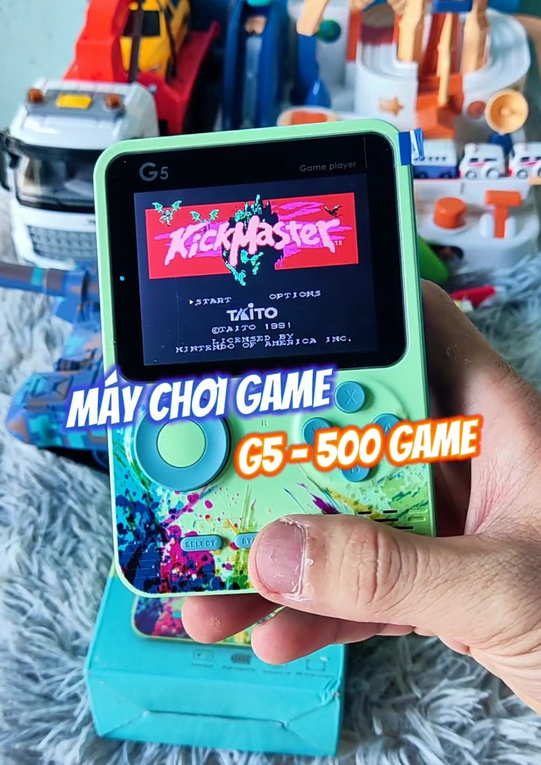 Máy chơi game G5 có 500 game cho anh em thoải mái chơi #maychoigameg5 #gameboyg5 #maychoigamecamtay #maychoigamengayxua #maychoigame 