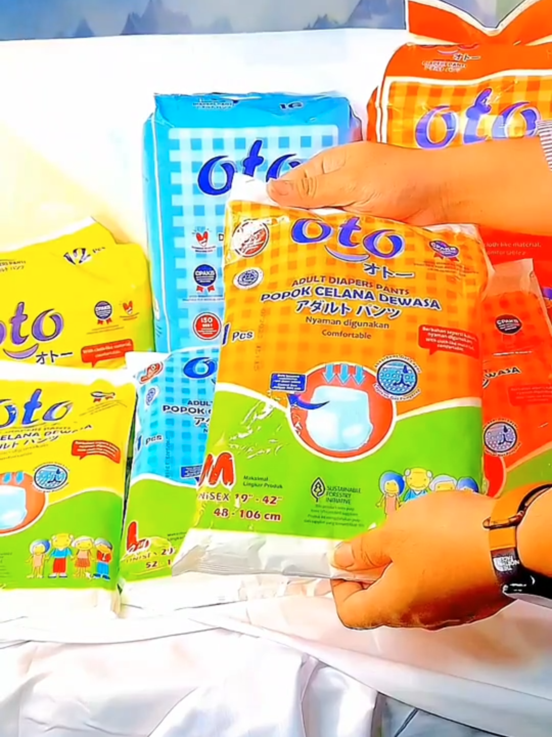 OTO Adult Pants beli 1 Karton jauh lebih murah... Popok Dewasa model Celana #popokdewasa #otodiapers #otopopokdewasa