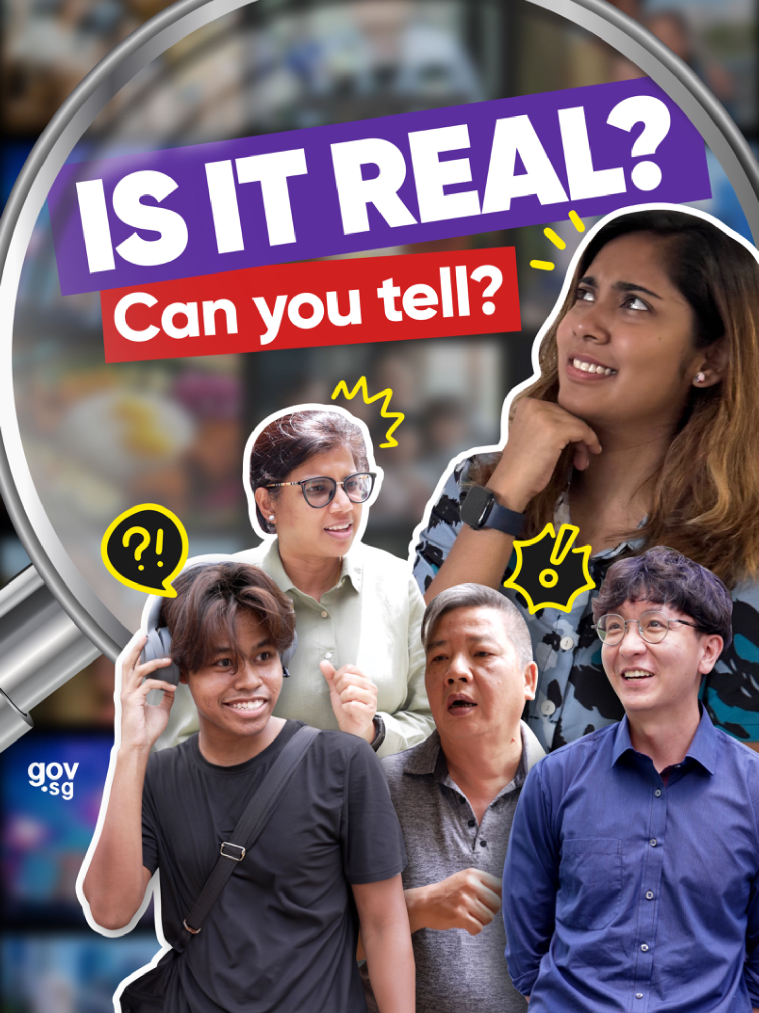 gov.sg hit the streets to find out how many of you could tell the difference between real, AI-generated and deepfake content. Up for the challenge too? Watch on and let us know how many you managed to get right! #DidYouKnow? All Government agencies are required to label AI-generated content, whenever they are used.