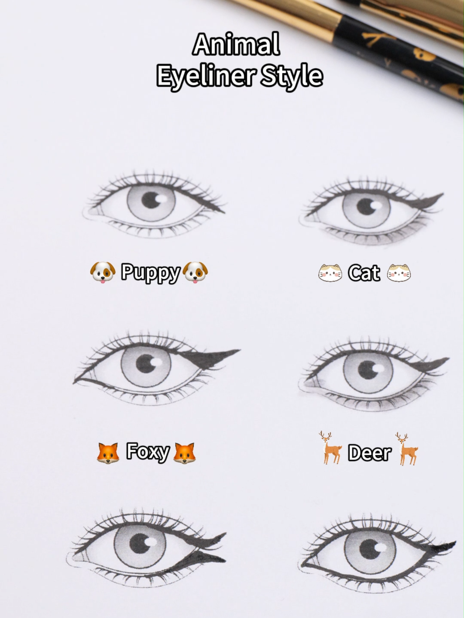 🐾✨ Easy Animal Eyeliner Tutorial! 🦁 Products used: Waterproof Winged Cat Eyeliner Stamp🖤 #docolor #makeup #makeuptutorial #Eyeliner #eyelinertutorial #makeuplover #beauty #makeupbeginner #foryourpage #foryou