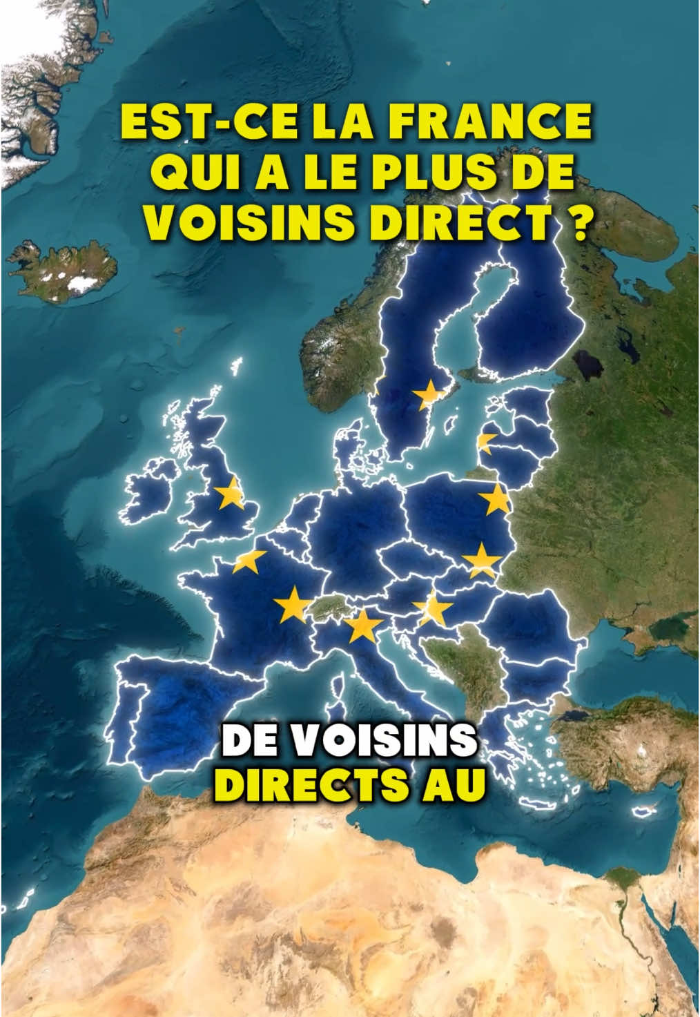 Alors étonné ? Les voisins directs des pays de l’UE ! 🌍 #cesarcultureg #geographie #apprendre #savoir #culturegénérale #culturegenerale