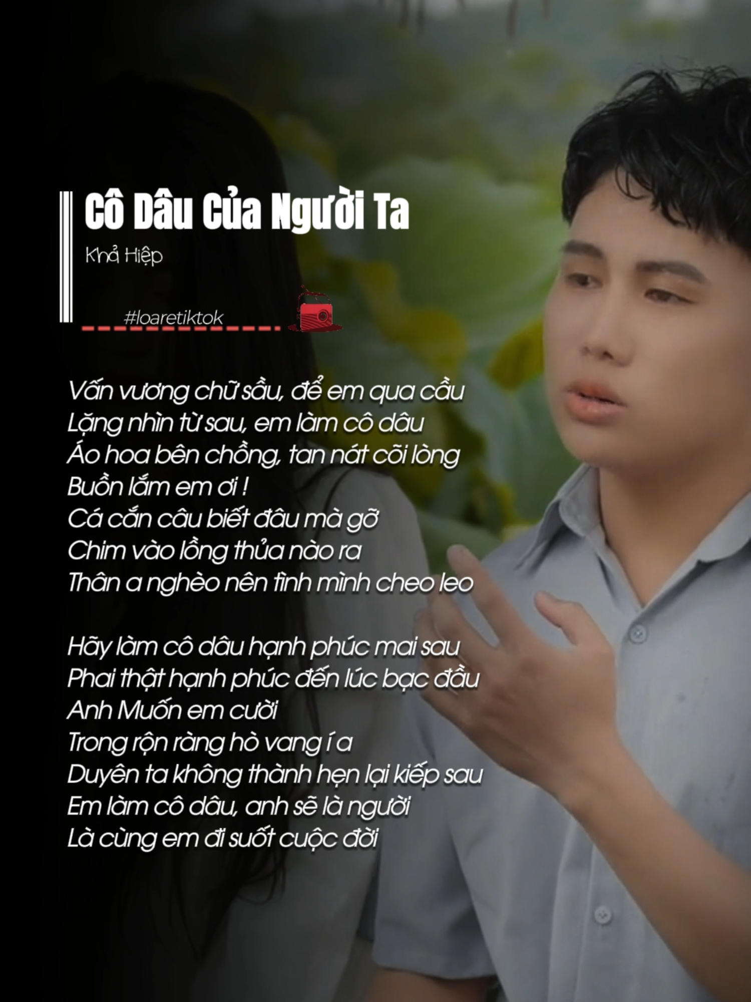 Vấn vương chữ sầu, để em qua cầu... #betamusic #antertainment #loaretiktok #nhachaymoingay #coversongs #nhaclyric #virał #khahiep #Codaucuanguoita