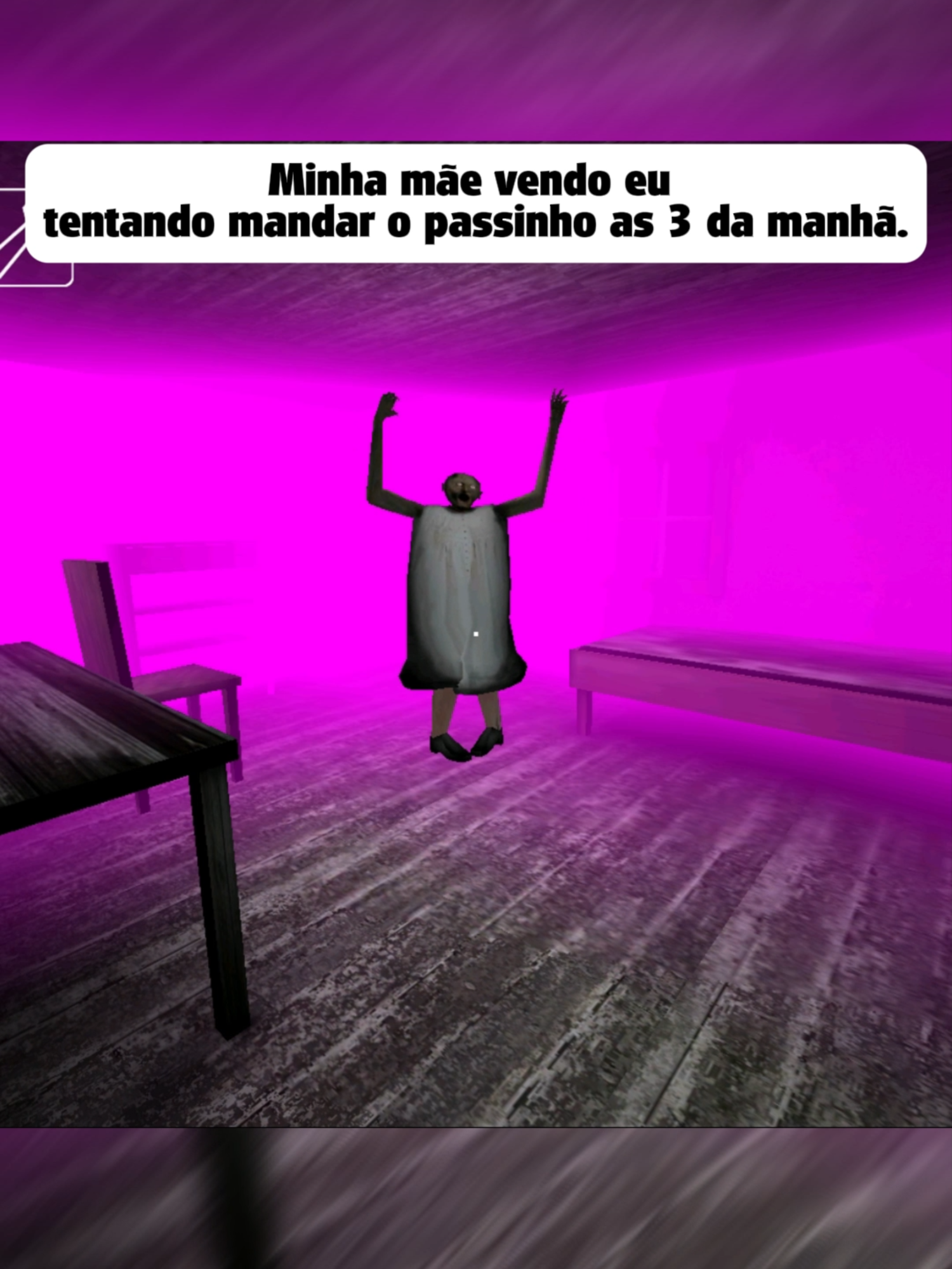 minha mãe vendo eu tetantado mandar o passinho manhã granny  granny mandando o passinho #grannyhorrorgame #granny #grannyedit