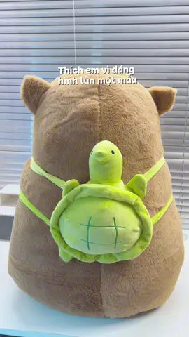 Cute quá chòi lại còn đc tặng balo rùa🤩🥰 #capbybara #gaubongcaocap#viral #capybararutmui #xh #gaubongquatang 