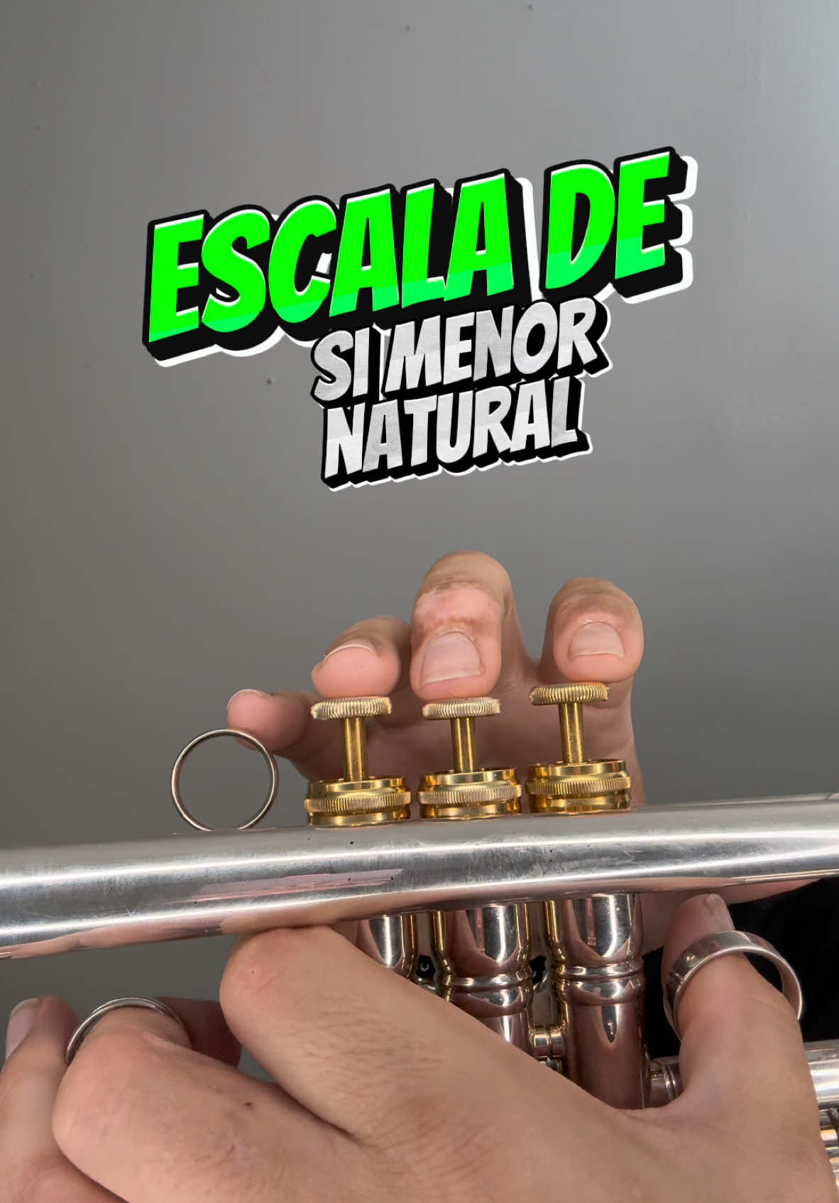 Escala de Si menor natural #trompeta #trumpet #fyp #mariachiiman #tutorial #escala #taylorfuentes 