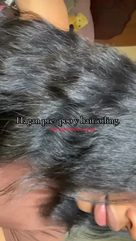 Si😘 #denisce #viral #haircare #hairoiling #pelosano 