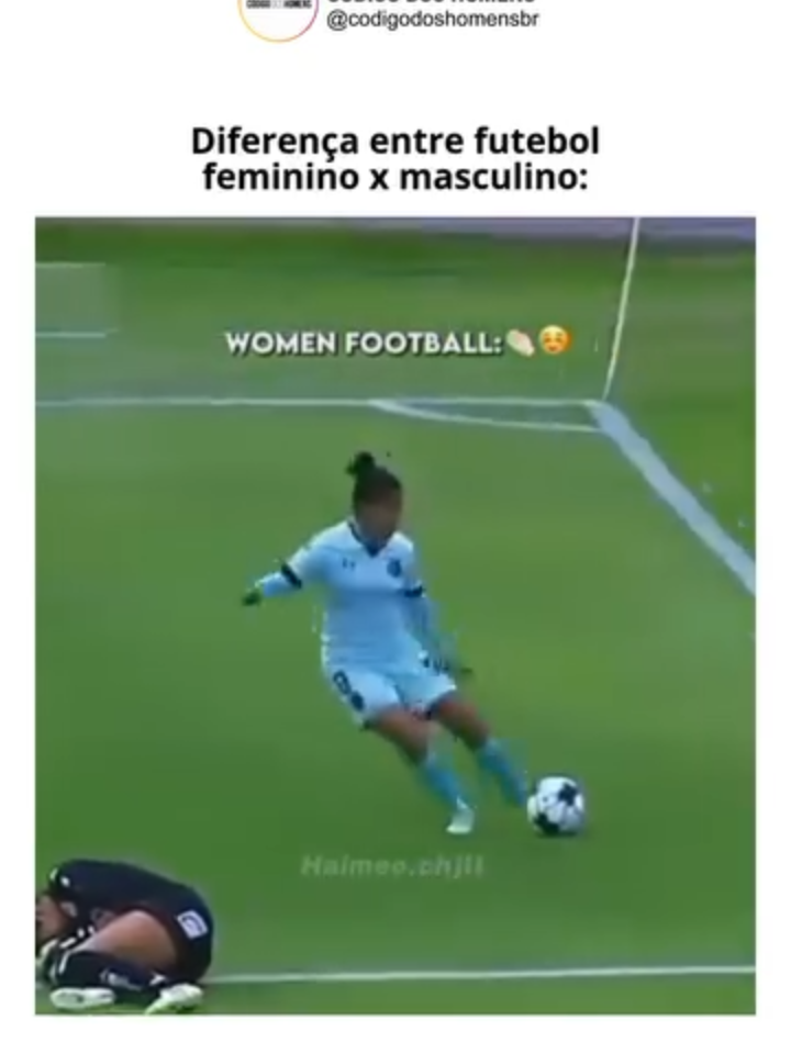 a diferença entre futebol feminino e futebol masculino Não piedade é respeito Quem sabe se começar a pensar um pouco mais de forma humana o patricino aparece, afinal futebol não é uma guerra, mas um SHOW.