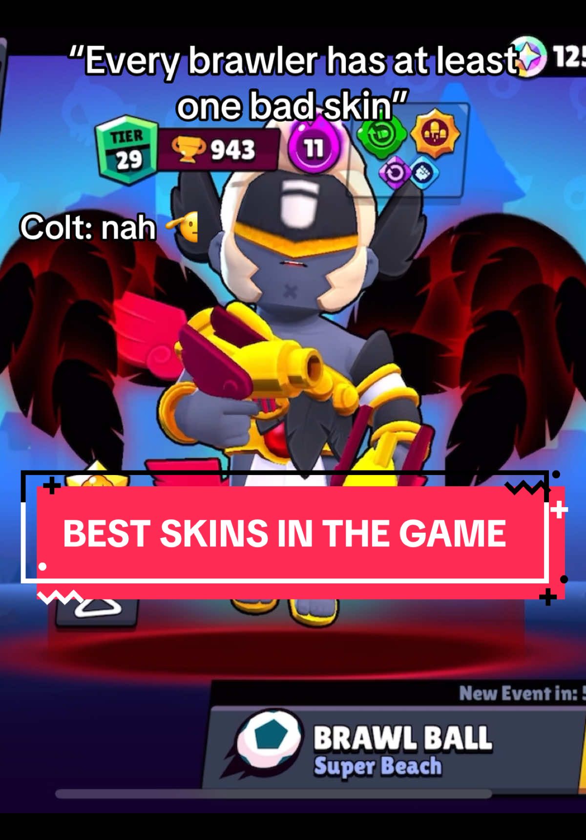 Colt has not bad skins #brawlstars #brawl #colt #skins 