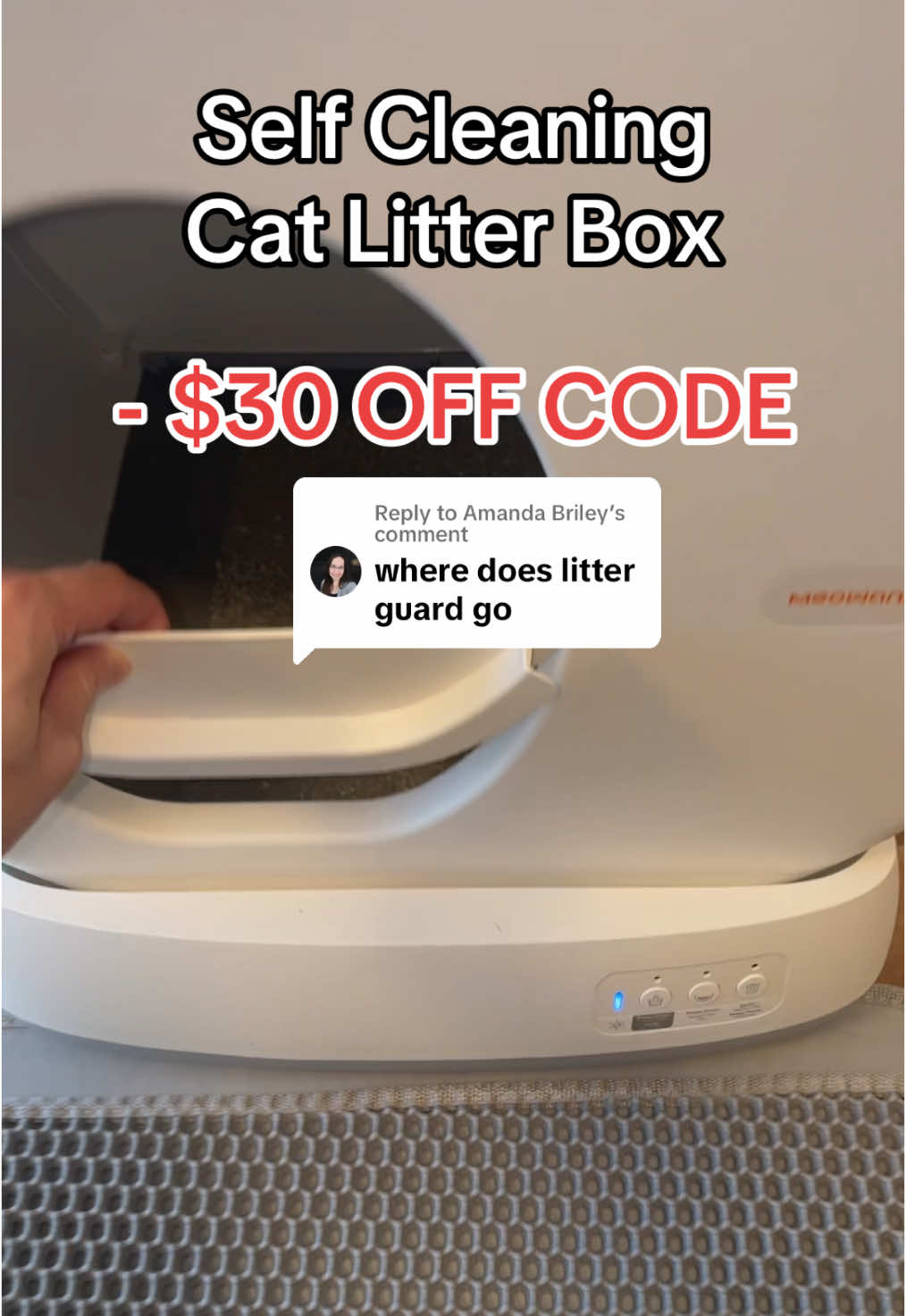 Replying to @Amanda Briley use this new $30 OFF coupon for this bestselling automatic, self cleaning cat litter box! #catlitterbox #litterbox #catlitter #treasurefinds #TTSLevelUp #SuperBrandDay  #GlitzGlamGhouls #touchdowndeals #ShopHalloween #falldealsforyou #SelfCare #touchdowndeals #grwm #fall #fallfashion #elevateyourhome #treasurefinds #sunsetsavings #fallfinds #seasonalessentials #fallingforGKA #makecozyhomeaffordable #tiktokshopholidayhaul #TikTokShopBlackFriday #TikTokShopCyberMonday  #tiktokshopfallsale 