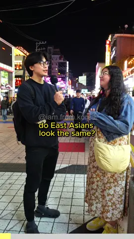 Do Asians look the same?!😂😂 #streetinterview 