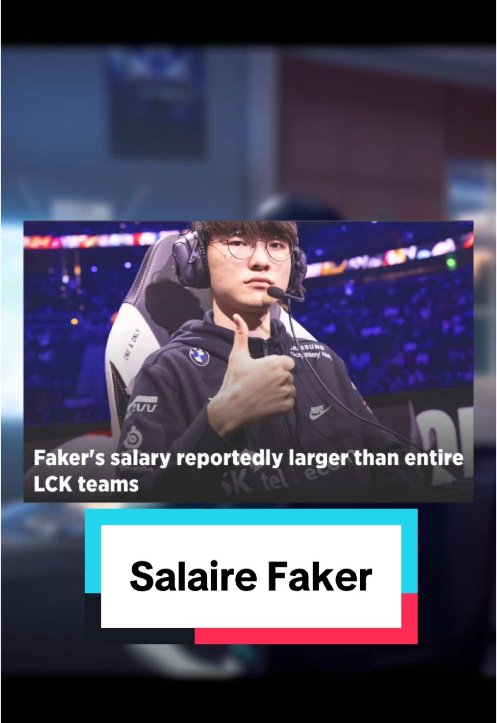 Faut pas jouer avec ses boules d’Oriana #gaming #esports #faker